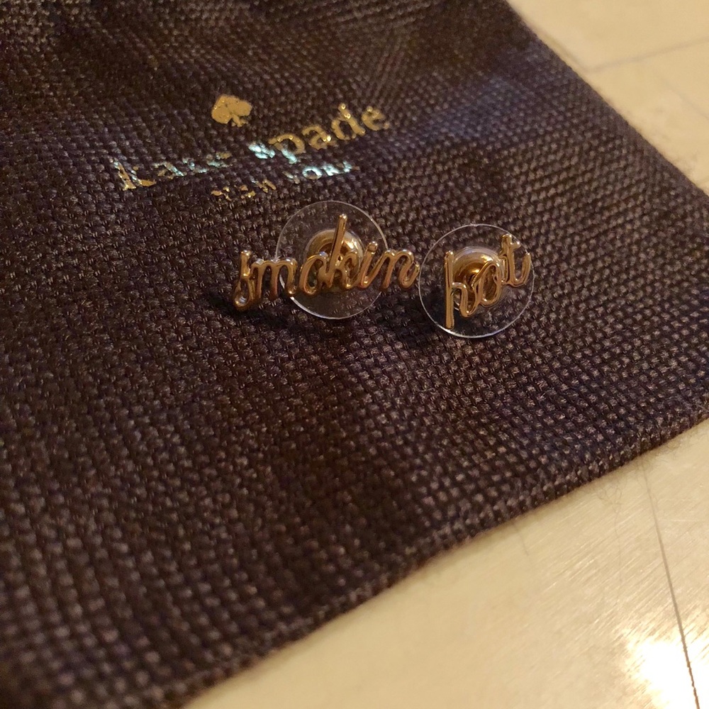 Kate Spade “Smokin Hot” earrings